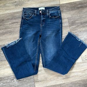 WOMENS VERVET HIGH RISE FLARE JEANS